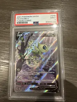 CELEBI V (245/264) ALTERNATE ART FUSION STRIKE 2021 POKEMON CARD (2021) - Image 1