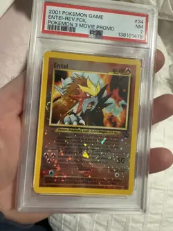 PSA7 Entei Reverse Foil-Promo No.44 Pokemon Card ✨(ENGLISH) - Image 4