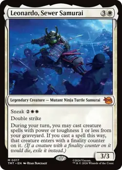 Leonardo, Sewer Samurai [TMNT] MTG - Image 1