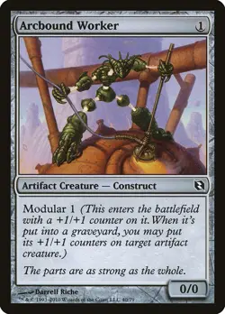 Arcbound Worker [Duel Decks: Elspeth vs. Tezzeret] Magic MTG - Image 1