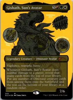 Gishath, Sun's Avatar (Foil Etched) SLD NM MTG - Image 1
