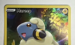 Pokemon TCG Mareep Crown Zenith: Galarian Gallery GG34/GG70 Holo Rare Near Mint+ - Image 2