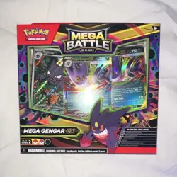 Mega Gengar Pokemon Battle Deck two Mega Gengar ex and one full art Haunter. - Image 1