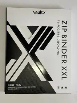 VaultX SV10.5 XXL Binder 16 Pocket Pokemon Black Bolt & White Flare IN HAND - Image 1