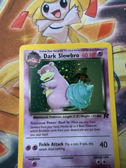 Dark Slowbro 12/82 Team Rocket Set Holo Rare Pokemon Card Nintendo TCG WOTC NM - Image 2