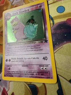 Dark Slowbro 12/82 Team Rocket Set Holo Rare Pokemon Card Nintendo TCG WOTC NM - Image 4