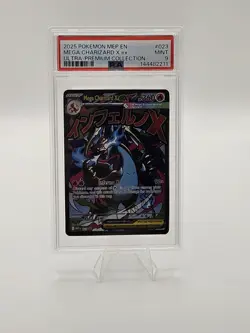 2025 POKEMON Mega Charizard X EX 023 Ultra-premium Collection PSA 9 MINT - Image 3