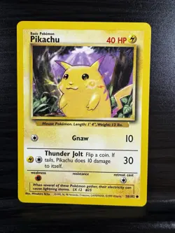 Pokemon TCG | Pikachu - 58/102 | Base Set | NM - Image 1