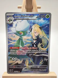 Cynthia's Roserade 184/182 Sv10: Destined Rivals Pokemon TCG Holo NM - Image 1