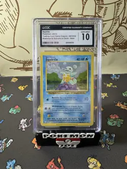 Pokemon Squirtle Trading Card Game Classic 001/034 Holo CGC 10 - Image 1