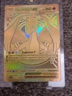 Pokemon TCG Ascended Heroes Mega Charizard Y Ex Gold Mega Hyper Rare Pack Fresh - Image 3