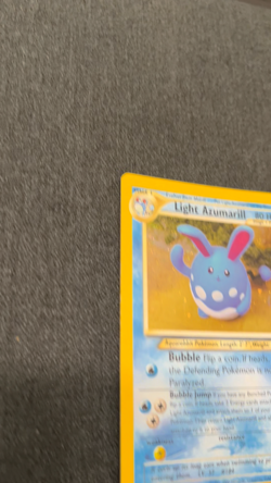 Pokemon TCG Light Azumarill 13/105 Neo Destiny Holo Lightly Played - Image 2