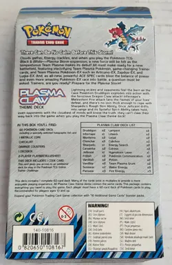 2012 POKEMON PLASMA STORM PLASMA CLAW (DRUDDIGON) THEME DECK FACTORY SEALED/NEW - Image 2