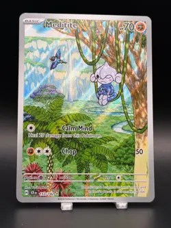 Meditite #153/142 Pokemon 2024 Stellar Crown NM Full Art - Image 1
