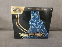 Pokemon TCG Mega Evolution Lucario Elite Trainer Box ETB NEW FACTORY SEALED - Image 2