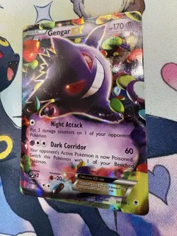 Pokemon TCG Gengar EX Ultra Rare 34/119 XY Phantom Forces Holo English NM - Image 3