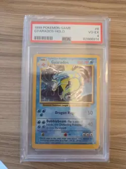 1999 Pokemon Game Gyarados Holo PSA 4 - Image 1
