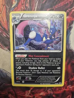 Greninja XY24 Pokemon Black Star Promo Cosmos Holo LP/MP - Image 1