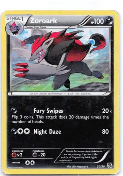 Zoroark 30/30 Holo BW Trainer Kit: Excadrill & Zoroark HP - Image 1