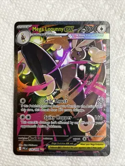 2025 Pokemon Phantasmal Flames Mega Lopunny EX SIR 128/094 Free Shipping - Image 1