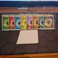 Cracked Ice Holo Energy Set of 8 - Terapagos EX Premium Collection - Pokemon New - Image 1