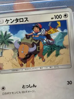 *Pikachu Cameo* PSA 10 Tauros 014 Ash Vs. Team Rocket Deck Kit Pokemon Japanese - Image 2