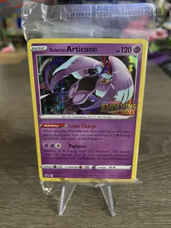 Galarian Articuno SWSH123 Evolving Skies Prerelease Participation Promo - SEALED - Image 1