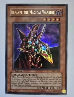 Yu-Gi-Oh! Breaker the Magical Warrior MFC-071 Magician's Force 1st Edition - Image 1