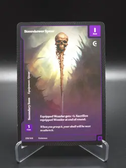 Boneskewer Spear 2024 Wonders Of The First 1st Edition Secondary 256/401 - Image 1