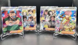 4x Male & Female Full Art Trainer Lot - Scarlet & Violet Era Pokemon TCG NM/M - Image 1