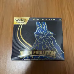 Pokemon TCG Mega Evolution Lucario Elite Trainer Box ETB Sealed - Image 1