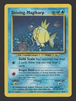 Shining Magikarp Holo Neo Revelation 66/64 ENG - Pokemon Card Secret Rare - Image 1