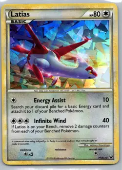 Pokemon TCG Latias HGSS10/25 HGSS Black Star Promos Holo NM - Image 1