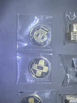 Pokemon TCG Zacian Premium Metal Dice And Metal Condition Markers - Image 2