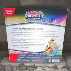 Pokemon Scarlet & Violet Prismatic Evolutions Box Flareon Vaporeon Jolteon - Image 2