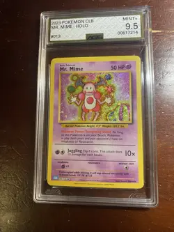 2023 Mr Mime Pokemon Club #13/34 AGS Gem Mint 10* - Image 1