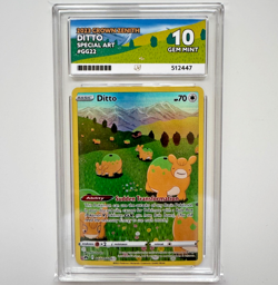 Ditto GG22/GG70 Ace 10 Crown Zenith Galarian Gallery Holo Pokemon Card Not PSA - Image 1