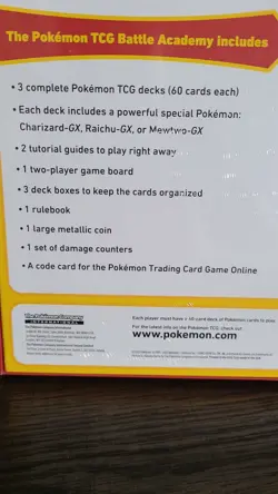 TCG Pokemon Battle Academy Board Game 1st Edition New Factory Sealed - Image 4