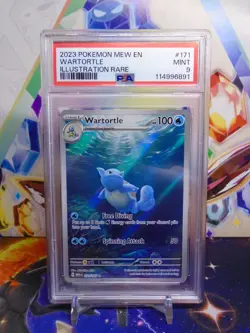 Wartortle 171/165 PSA 9 - English Pokemon 151 - MINT - Fast Free Shipping! - Image 1