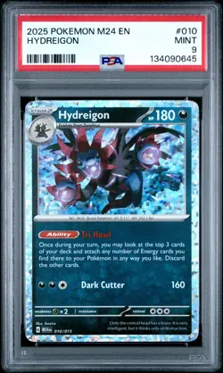 2025 POKEMON M24 EN-MCDONALD'S COLL #010 HYDREIGON PSA 9 - Image 1