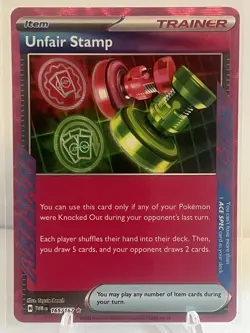 Unfair Stamp Ace Spec - English Pokemon - Twilight Masquerade 165/167 - Image 1