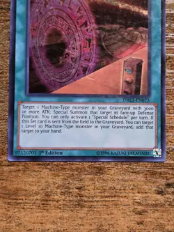 Yugioh Special Schedule DRL3-EN073 Ultra Rare 1st Edition LP - Image 3