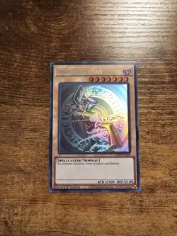 Yugioh! Dark Magician GFTP-EN128 Ghost Rare 1st Edition LP - Image 1