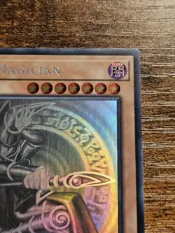 Yugioh! Dark Magician GFTP-EN128 Ghost Rare 1st Edition LP - Image 2