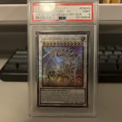 Blue Eyes Ultimate Spirit Dragon SDWD-EN043 1st Edition QCR Yugioh PSA 9 *719 - Image 1