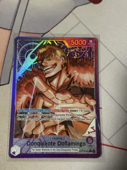Donquixote Doflamingo - Alternate Alt Art Leader One Piece Card OP14-060 - Image 1