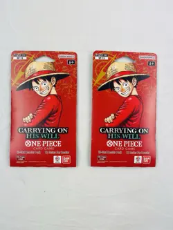Lot Of 2x One Piece OP13 Sleeved Booster Packs - 2x OP13 - Sealed English - Image 1