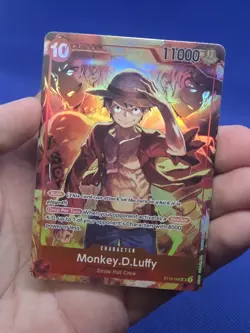 One Piece Treasure Booster Set Monkey D Luffy ST10-006 Alternate Alt Art Promo - Image 2