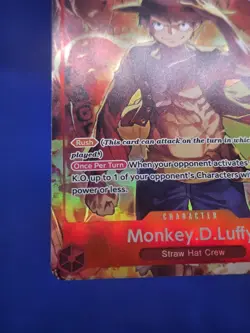 One Piece Treasure Booster Set Monkey D Luffy ST10-006 Alternate Alt Art Promo - Image 5