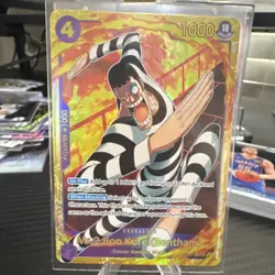 Namco Mr.2.Bon.Kurei (Bentham) Foil Secret Rare Reprint EB01-061 Premium Booste… - Image 1